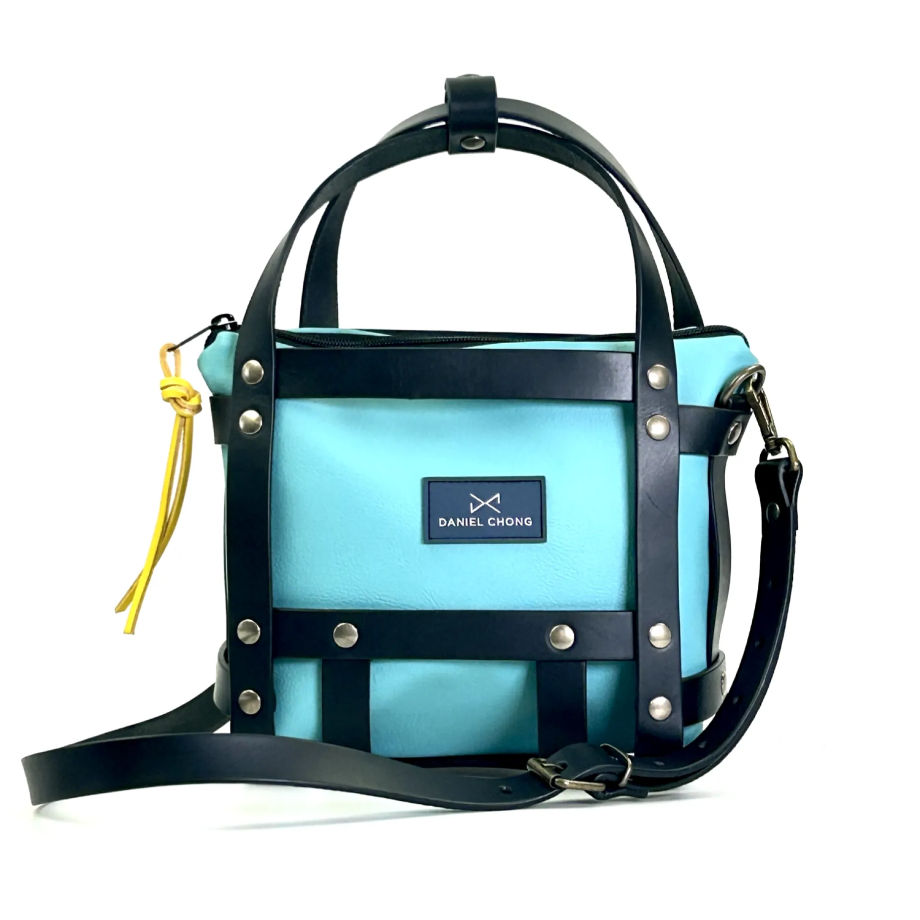 Daniel Chong BOLSO ARNÉS PIEL NEGRO Cheap