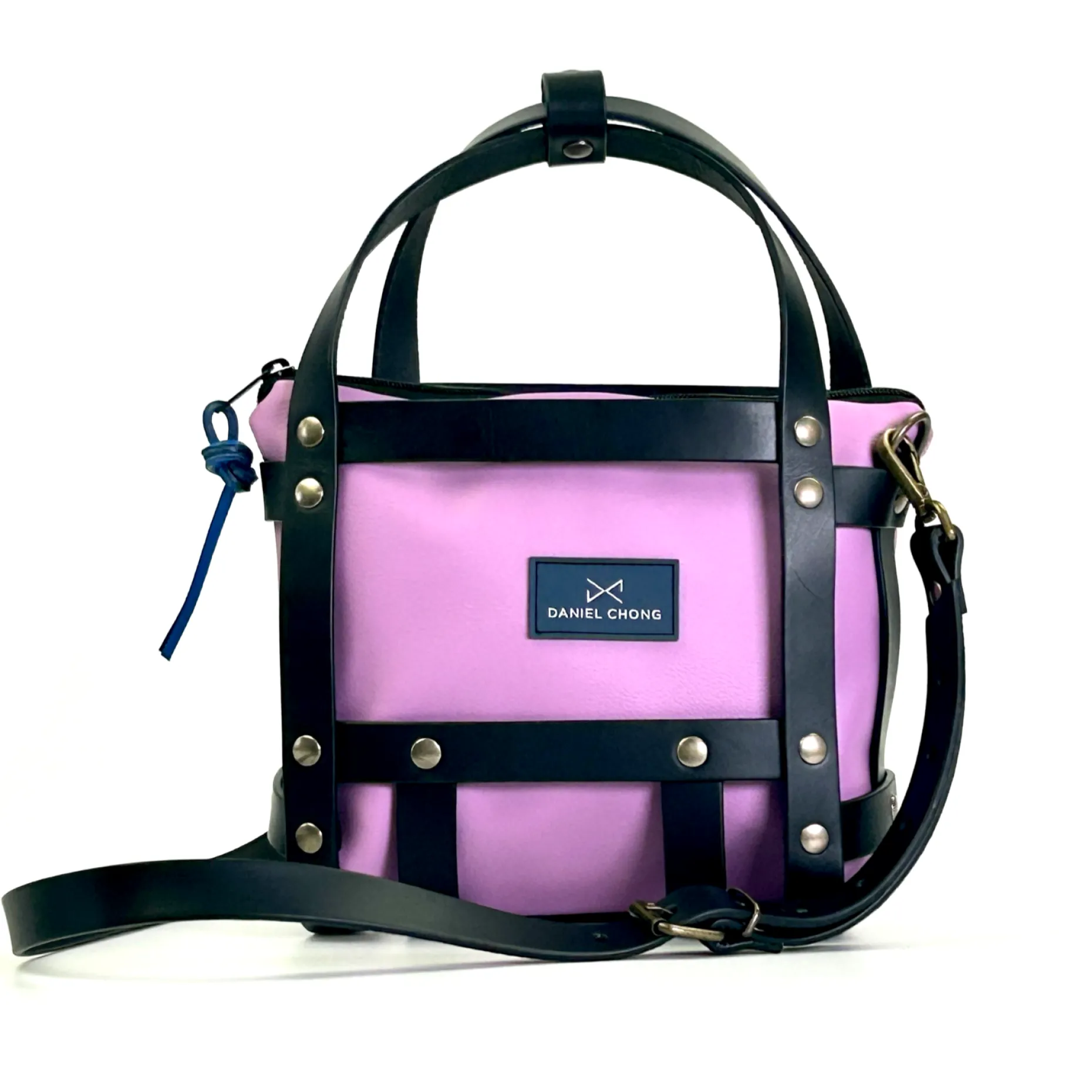 Daniel Chong BOLSO ARNÉS PIEL NEGRO Flash Sale