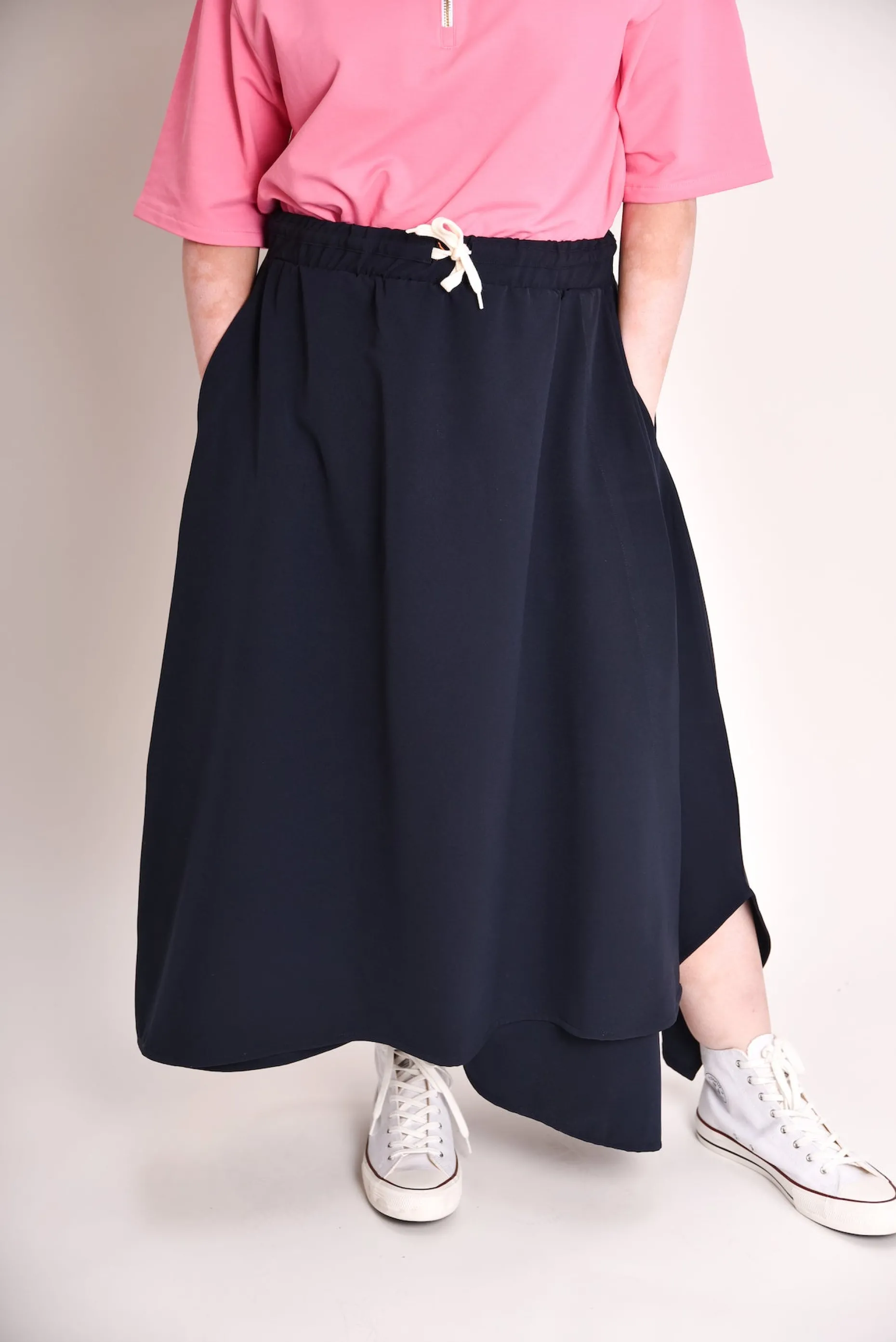 Daniel Chong FALDA PANTALÓN NAVY Flash Sale