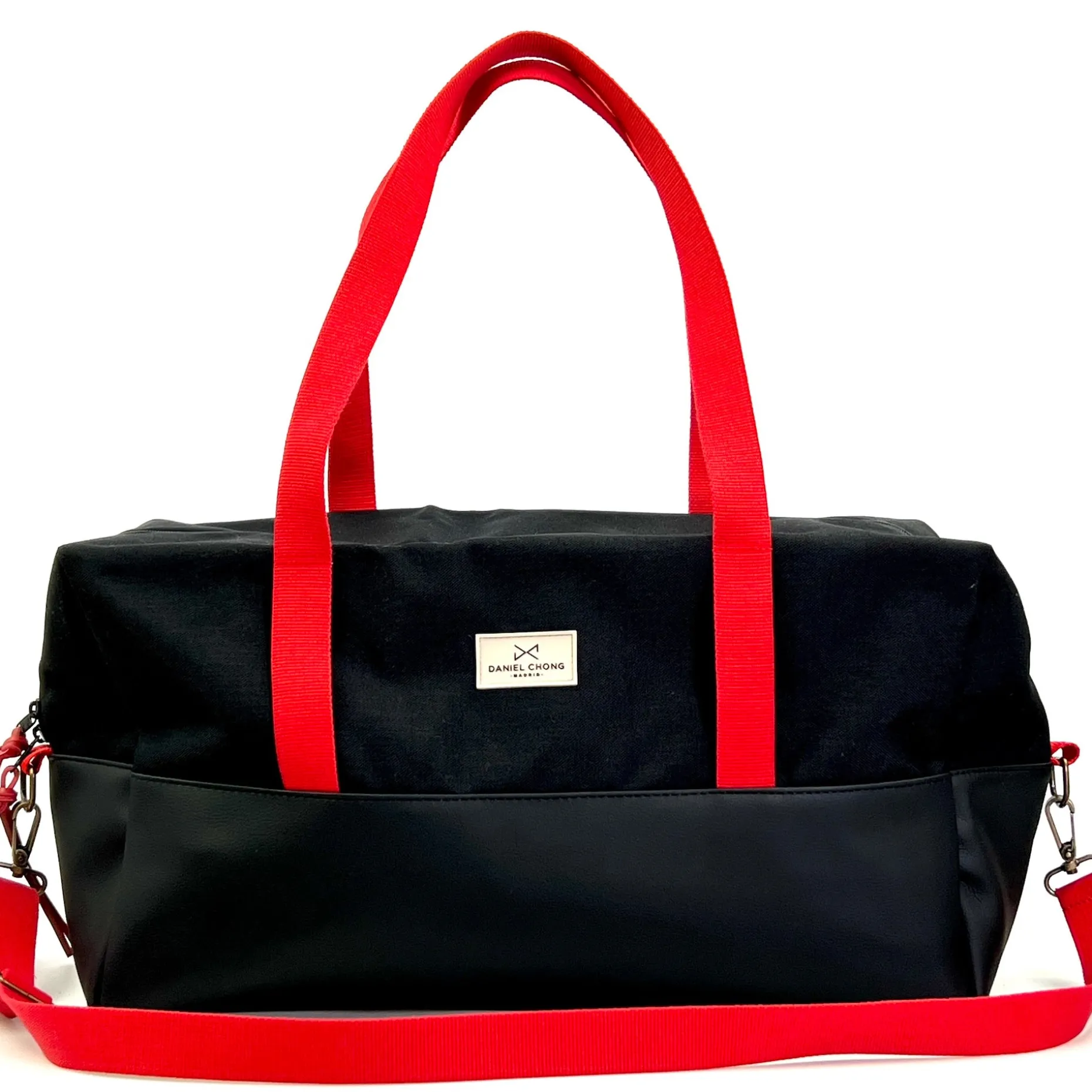 Daniel Chong Gym Bag Negro / Rojo Flash Sale