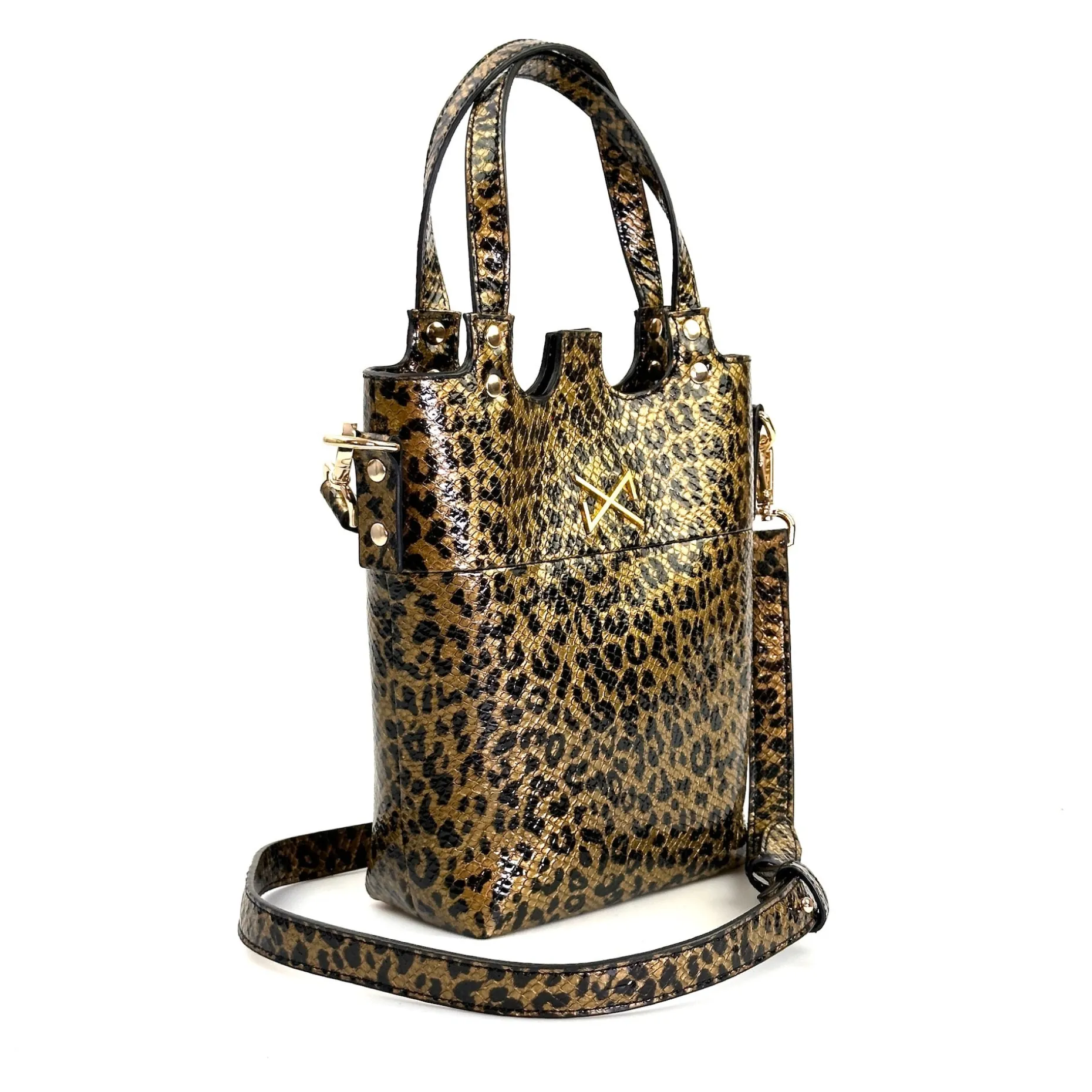 Daniel Chong Little t-shirt bag Charol Dorado Online