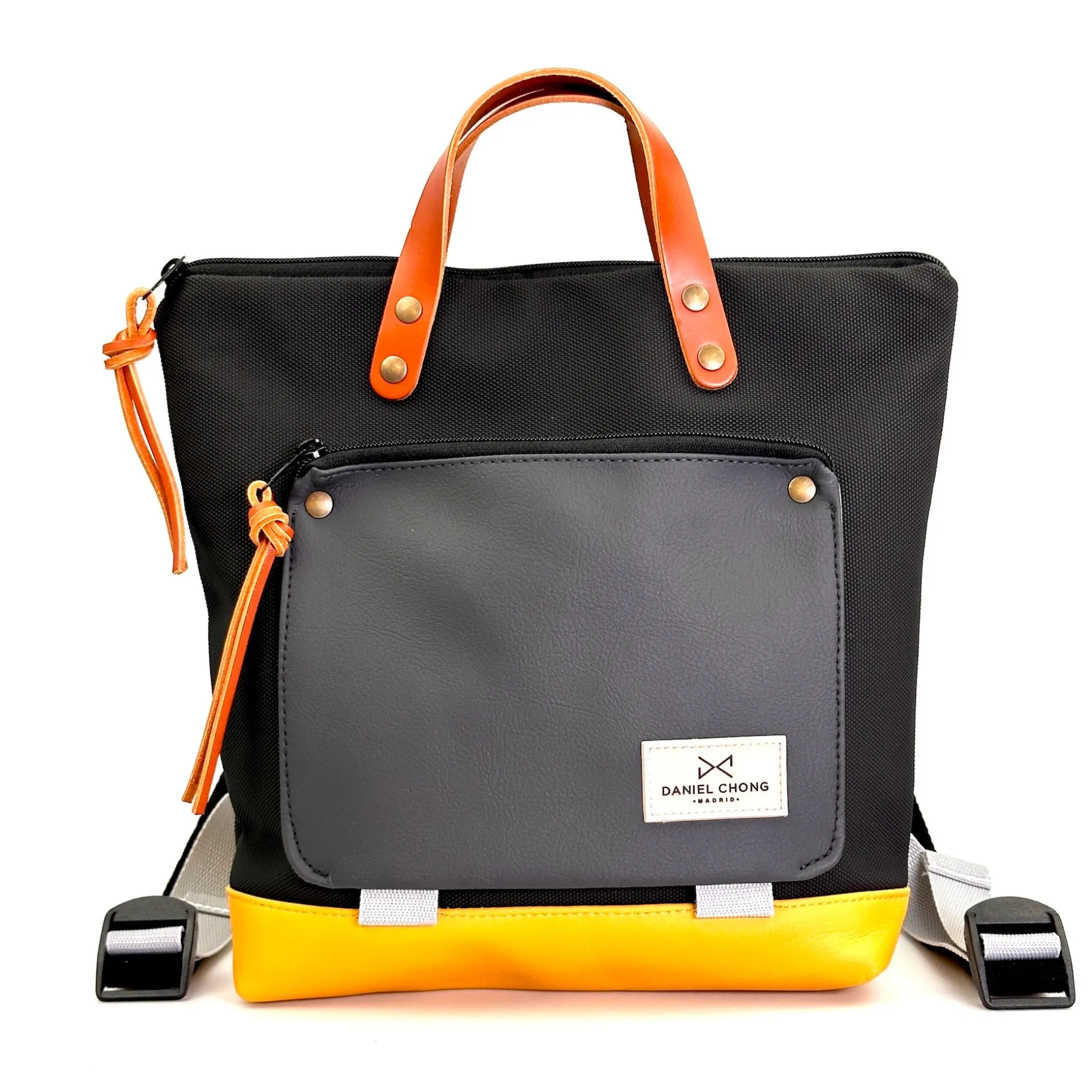 Daniel Chong Mochila Book Holder Mini Cuadrada Impermeable DZ Cheap