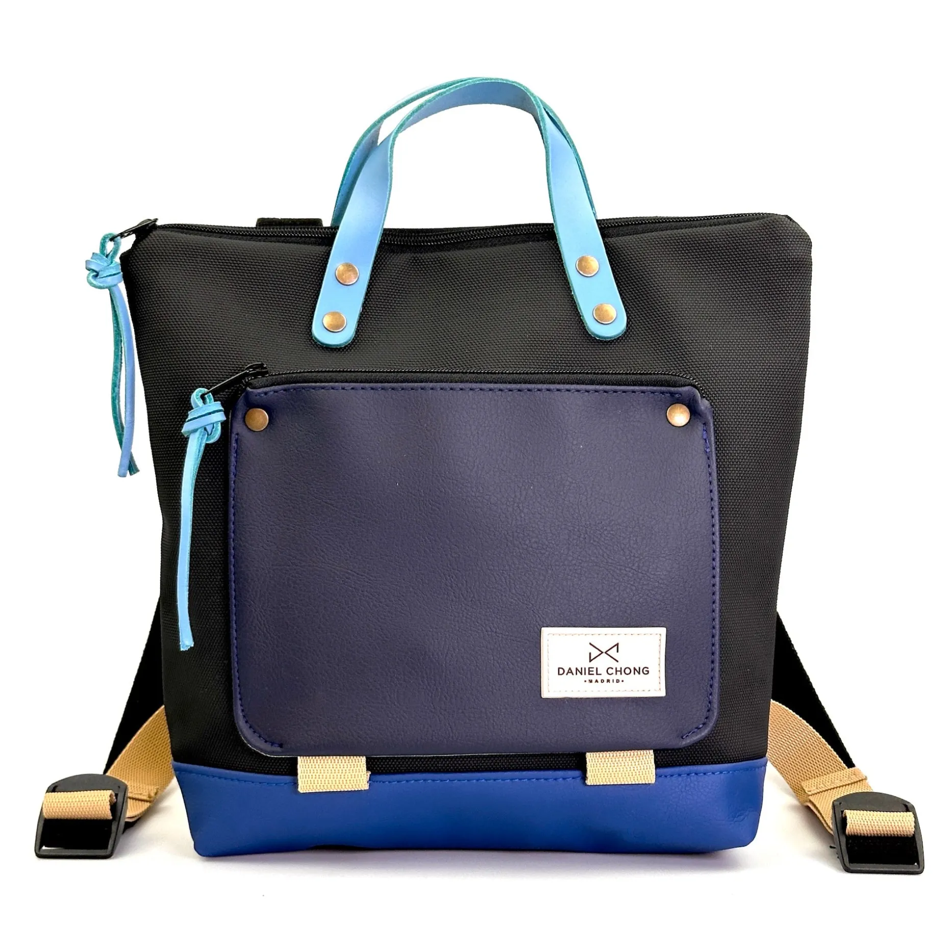 Daniel Chong Mochila Book Holder Mini Cuadrada Impermeable DZ Sale