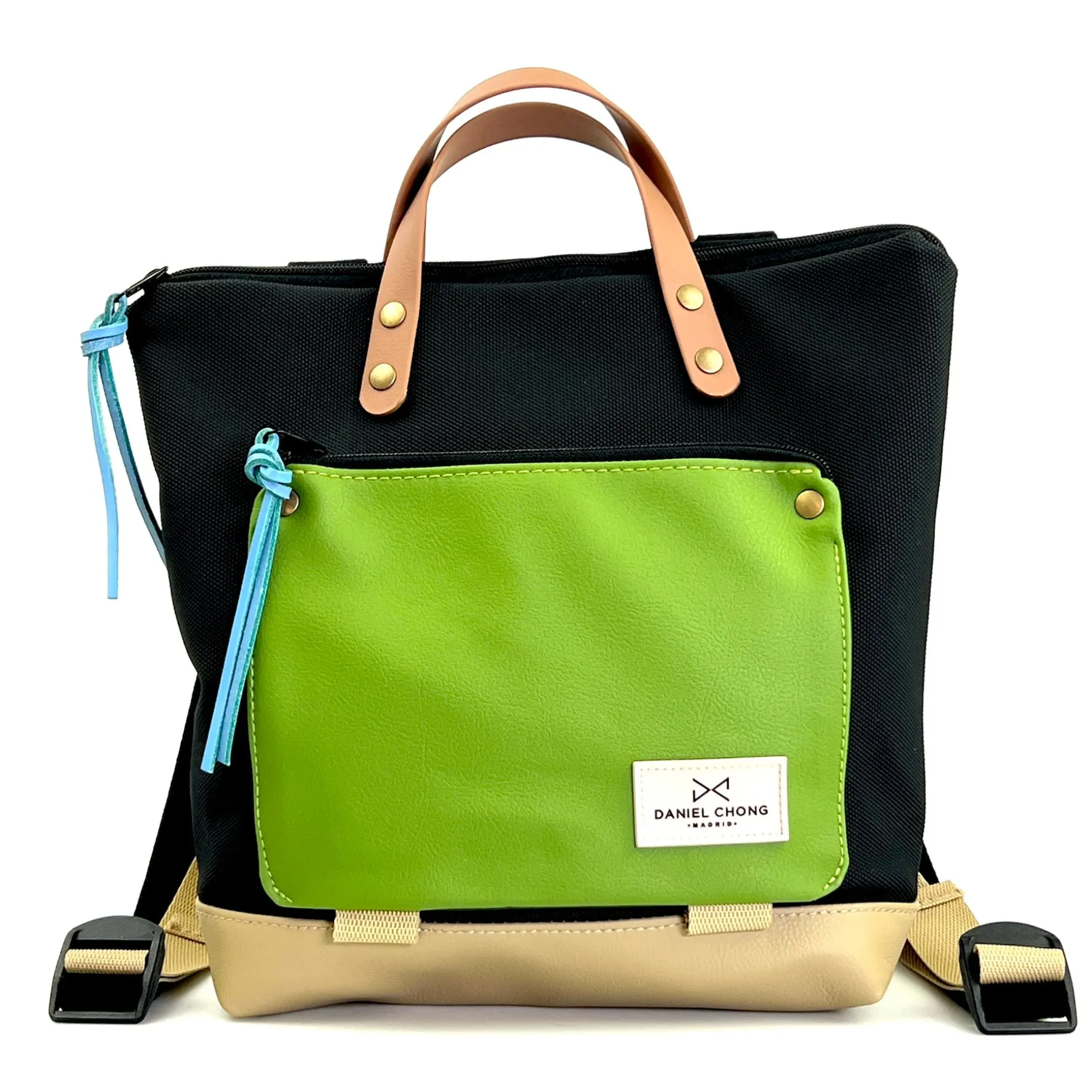 Daniel Chong Mochila mini cuadrada Book Holder Impermeable Dz Outlet