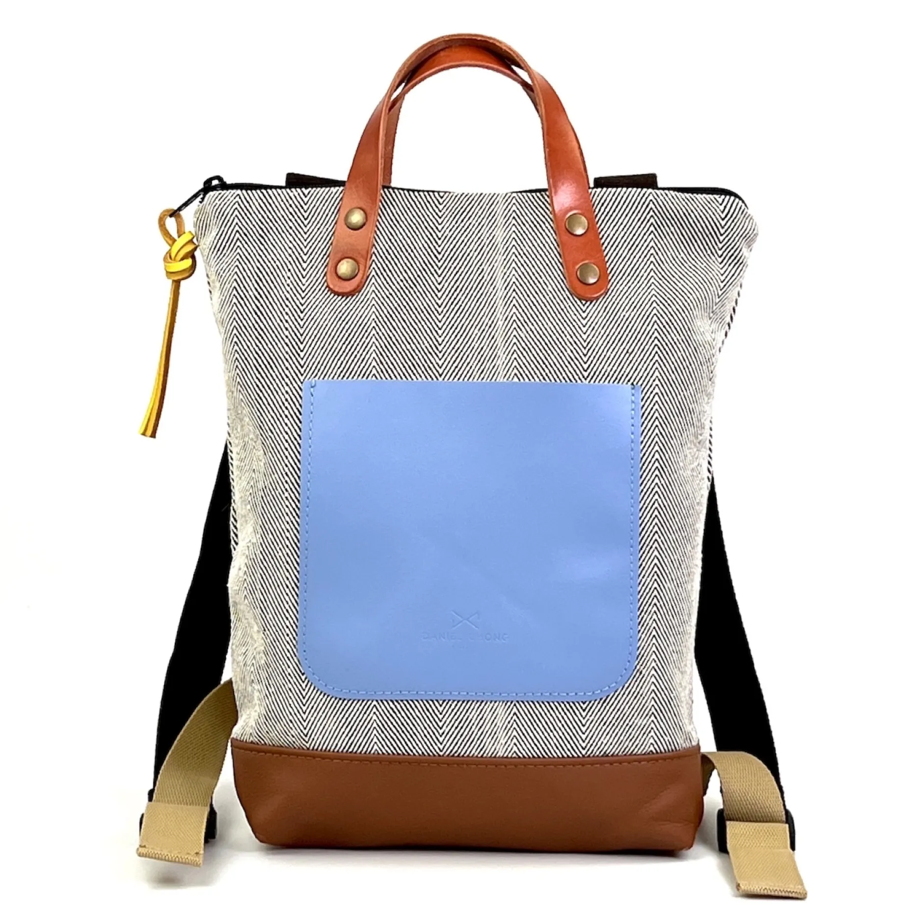 Daniel Chong Mochilas Slim Mini Loneta Fashion