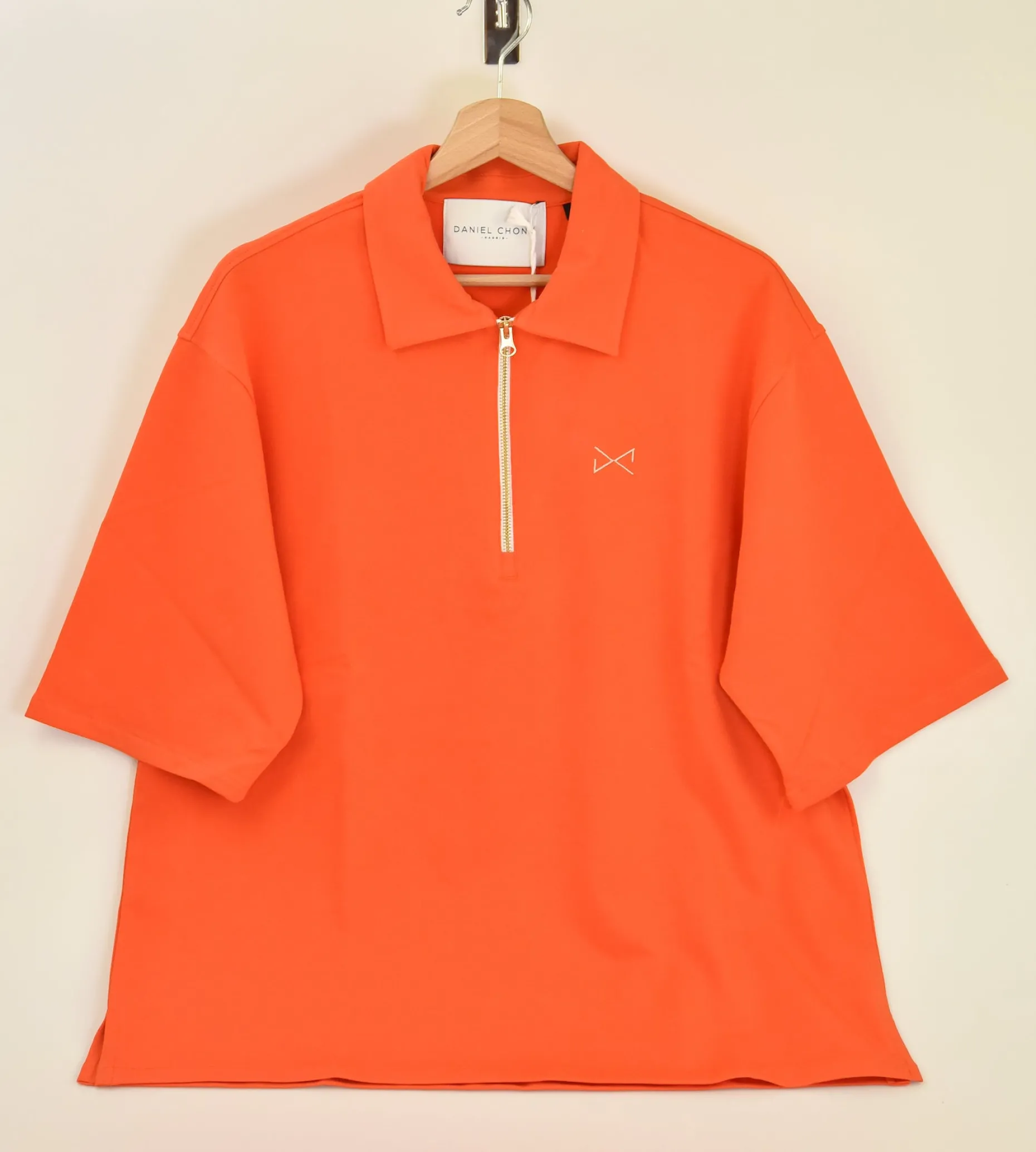 Daniel Chong OVER ZIP POLO NARANJA unisex Hot