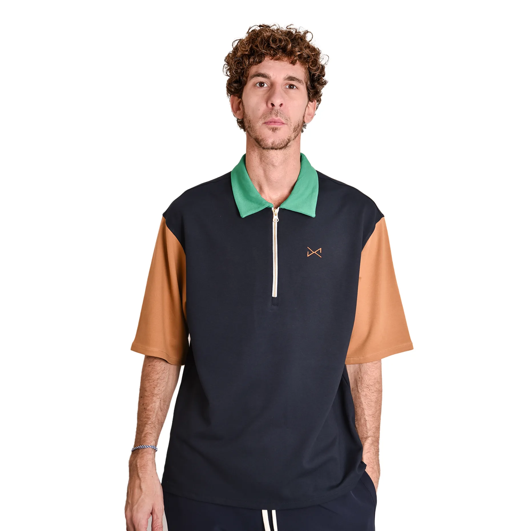 Daniel Chong OVER ZIP POLO unisex Discount